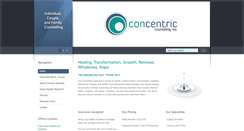 Desktop Screenshot of concentriccounseling.com